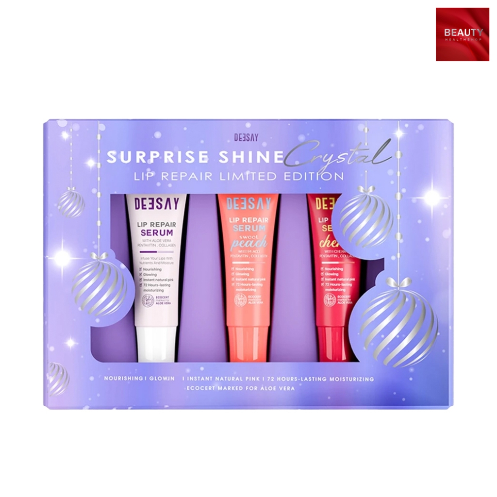 Deesay Surprise Shine Crystal Lip Repair Limited Edition Set เซทลิป รีแพร์ เซรั่ม (1 Set)