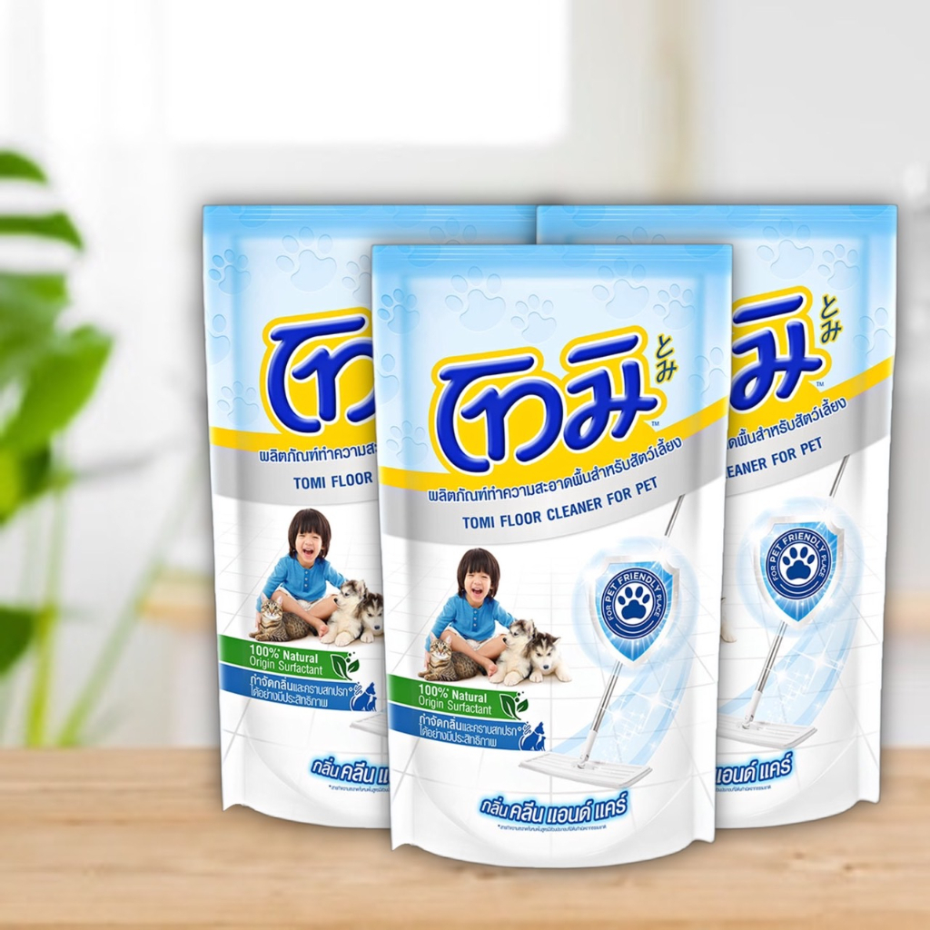 โทมิ น้ำยาถูพื้นสำหรับสัตว์เลี้ยง (cleaner for pet) Tomi 650