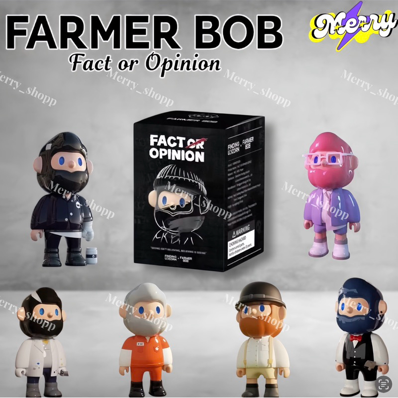 ✨พร้อมส่ง✨FINDING UNICORN FARMER BOB Fact or Opinion Series ลุ้น (Secret)🎁