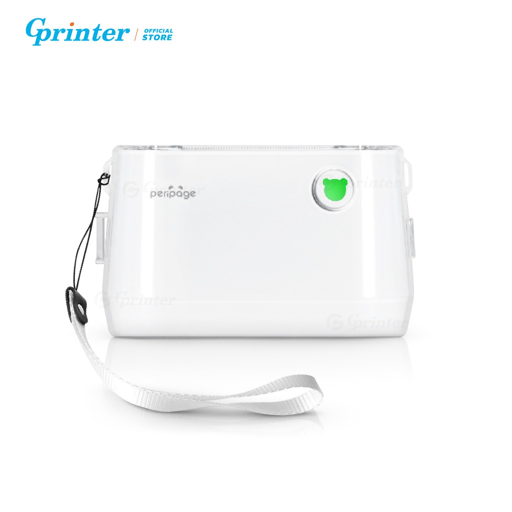 Gprinter เคสPeripage A9 เคสใส เคสเครื่องปริ้นพกพา สำหรับรุ่นA9 กันกระแทก มีสายคล้อง