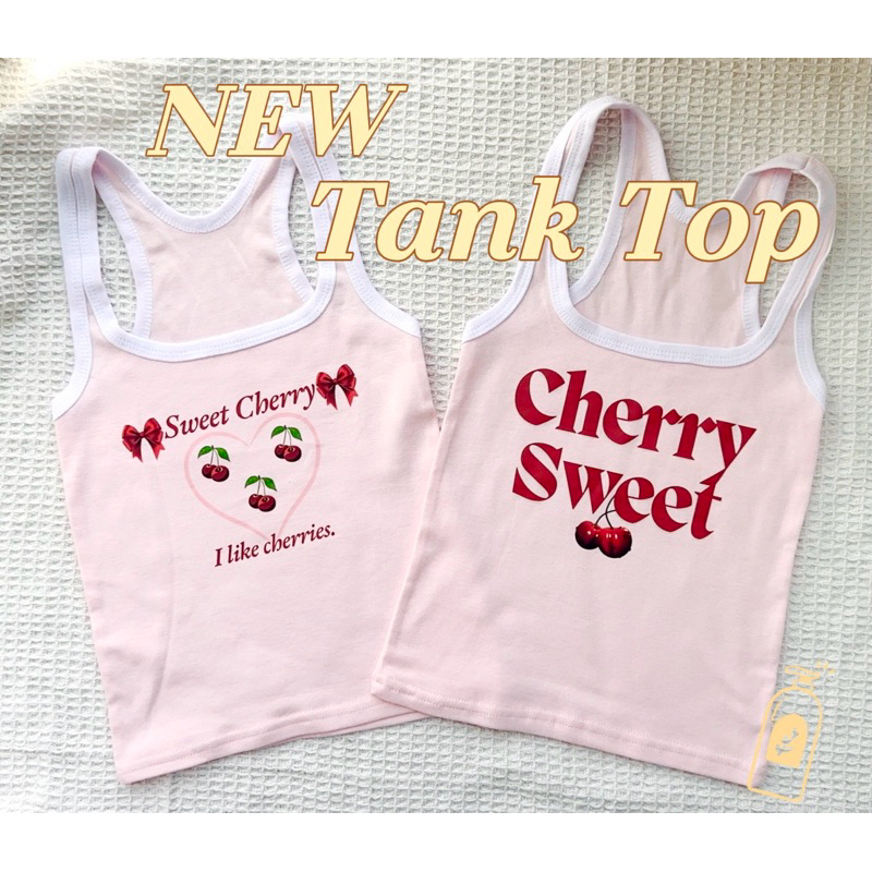 เข้าใหม่ 30/11พร้อมส่ง เสื้อกล้ามเว้าหลังน่ารักๆ
