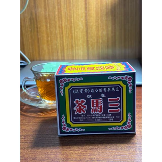 ใบชาตราสามม้าน้ำหนักสุทธิ 80กรัม
