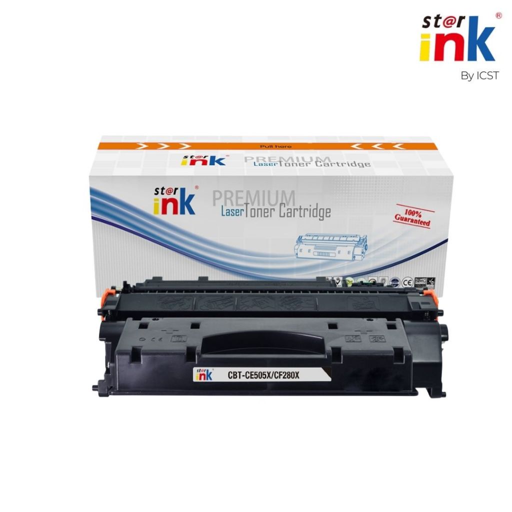 StarInk CE505X / CF280X ตลับหมึก HP P2035n, P2055dn, Pro400, M401dn, M401dw, M401n, M425dn, M425dw