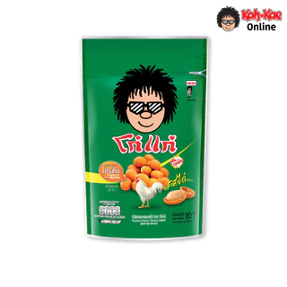 โก๋แก่ถั่วลิสงเคลือบรสไก่ ซองตั้ง 180g (3 ซองตั้ง)