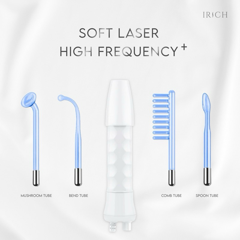 เกรดทางการแพทย์ : Soft Laser High Frequency+ เครื่องเลเซอร์ฆ่าเชื้อสิว (ผลิตโดย IRICH)