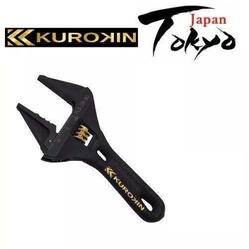 FUJIYA Japan Fuji Arrow Kurokin ประแจเลื่อนแบบสั้นสีดำทองพร้อมด้ามจับ