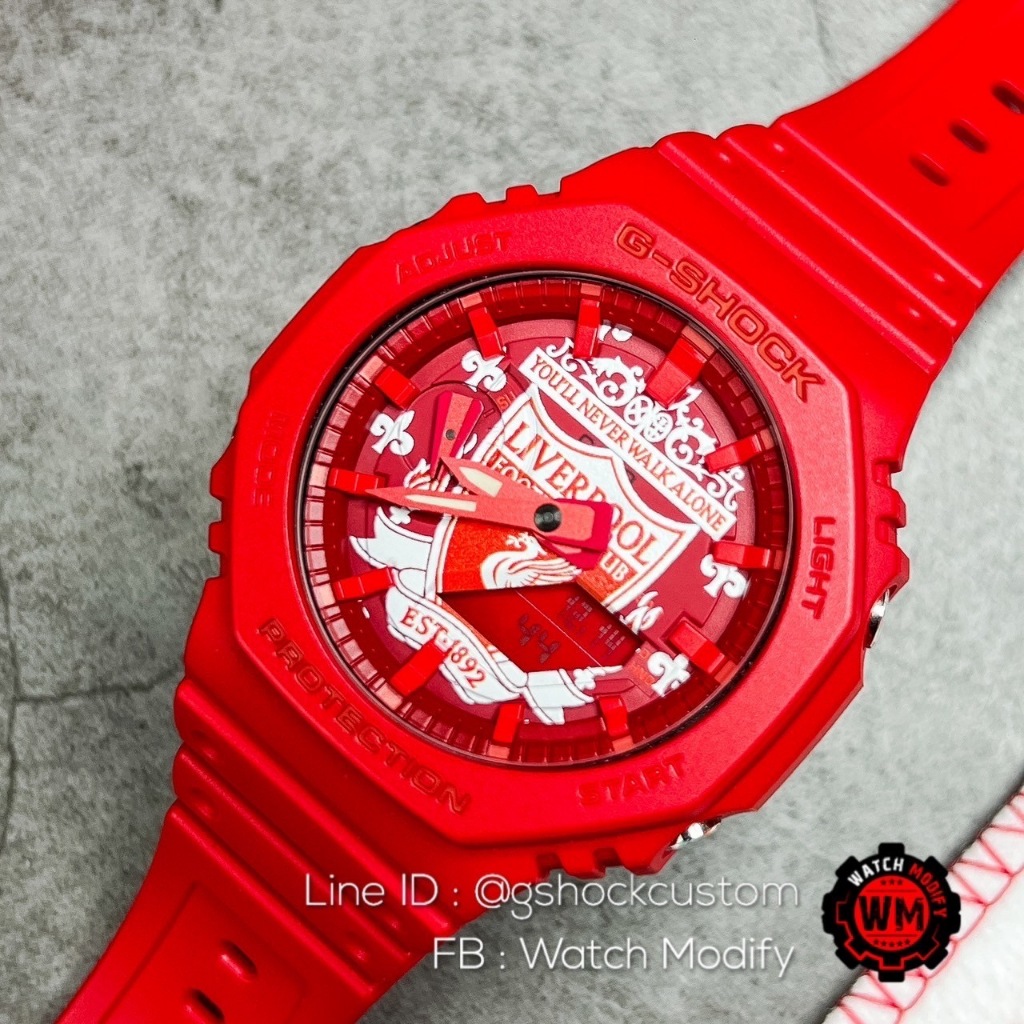 G-SHOCK Ga-2100 Customized The Reds Liverpool