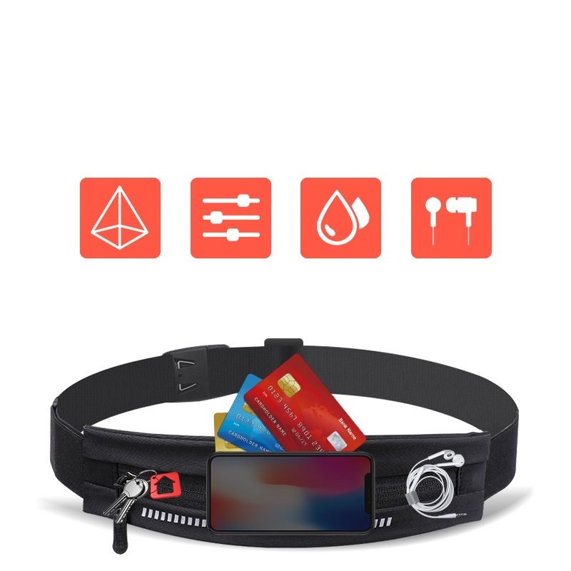 กระเป๋าวิ่ง กระเป๋าคาดเอวใส่วิ่งออกกำลังกาย กันน้ำ Jogging Running Fitness Sport Bag อย่างดี!! [พร้อมส่ง] - รูปที่ 5