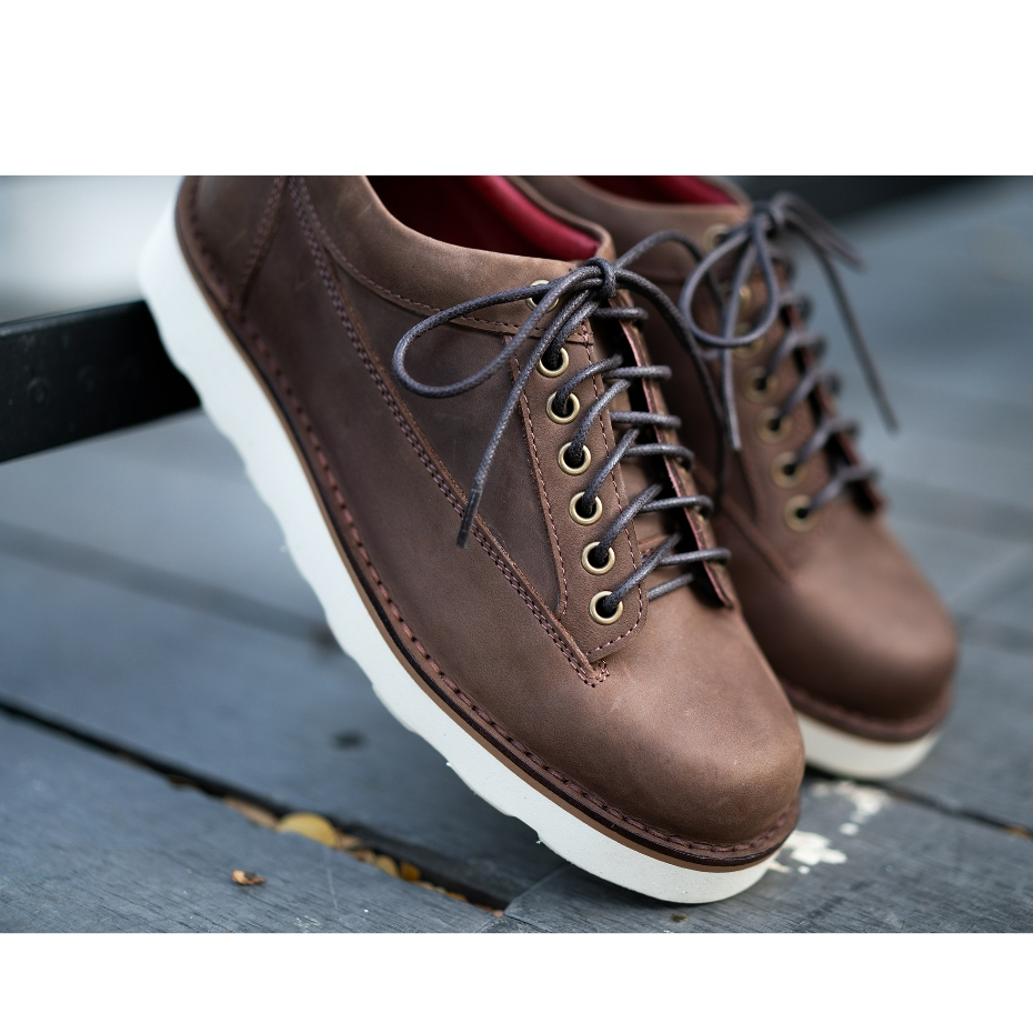 [รุ่นใหม่ 2024] Verns Leather รองเท้าหนังแท้ 100% รุ่น V68 มีให้เลือก 3 สี ดำ,น้ำตาล,ทราย