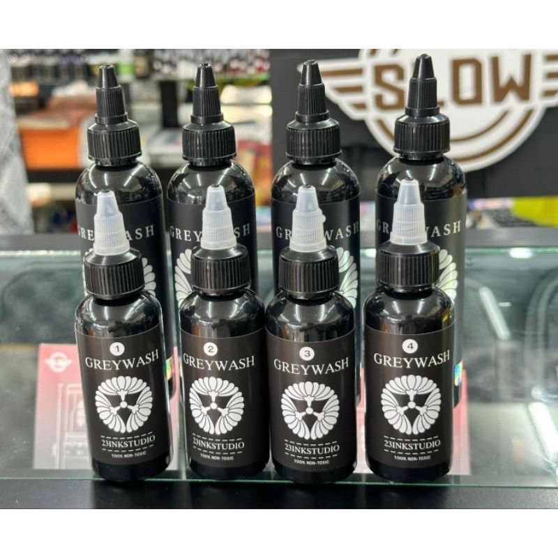 GREYWASH 23INKSTUDIO หมึกเฉดดำไปเทา ของเวียดนาม สีแท้100% ขวดแบ่ง ขนาด1 ออนซ์