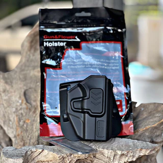 ซองพกนอกปลดล็อคนิ้วชี้ รุ่น Glock43(Gen 1-5)G43X ถนัดขวา-ซ้าย