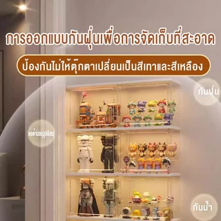Wise ตู้อะคริลิคใส กล่องใส่โมเดล Labubu ชั้นวางโมเดล ตู้โชว์โมเดล PET ตู้ป๊อปมาร์ท ตู้ใส่โมเดล ตู้โชว์ตุ๊กตา