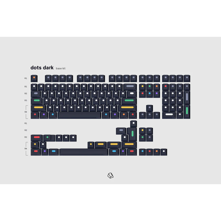 [Keycaps] GMK Dots 2 Keycaps GMK แท้ ABS Doubleshot