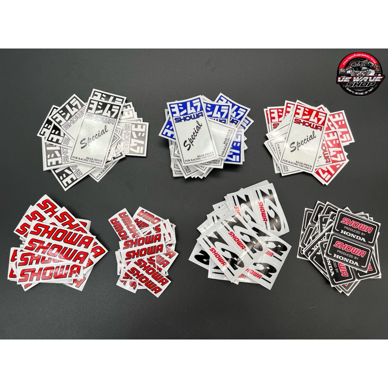 สติ้กเกอร์ Showa งานเหมือนแท้ (เป็นคู่)