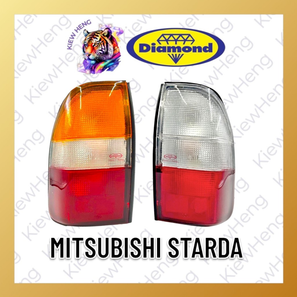 ไฟท้าย มิตซูบิชิ สตราด้า 2สี 3สี เสื้อไฟท้าย MITSUBISHI STRADA 1996-2004 ยี่ห้อตราเพชร Diamond