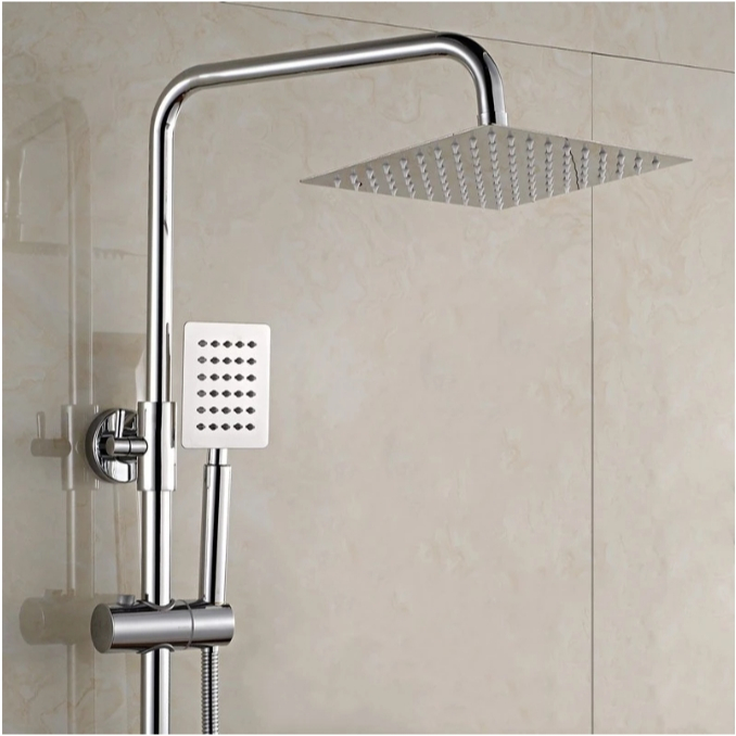 ฝักบัวอาบน้ำ Rain Shower สแตนเลสSUS304  ABS ชุดฝักบัวอาบน้ำ ฝักบัวอาบน้ำ Shower Set