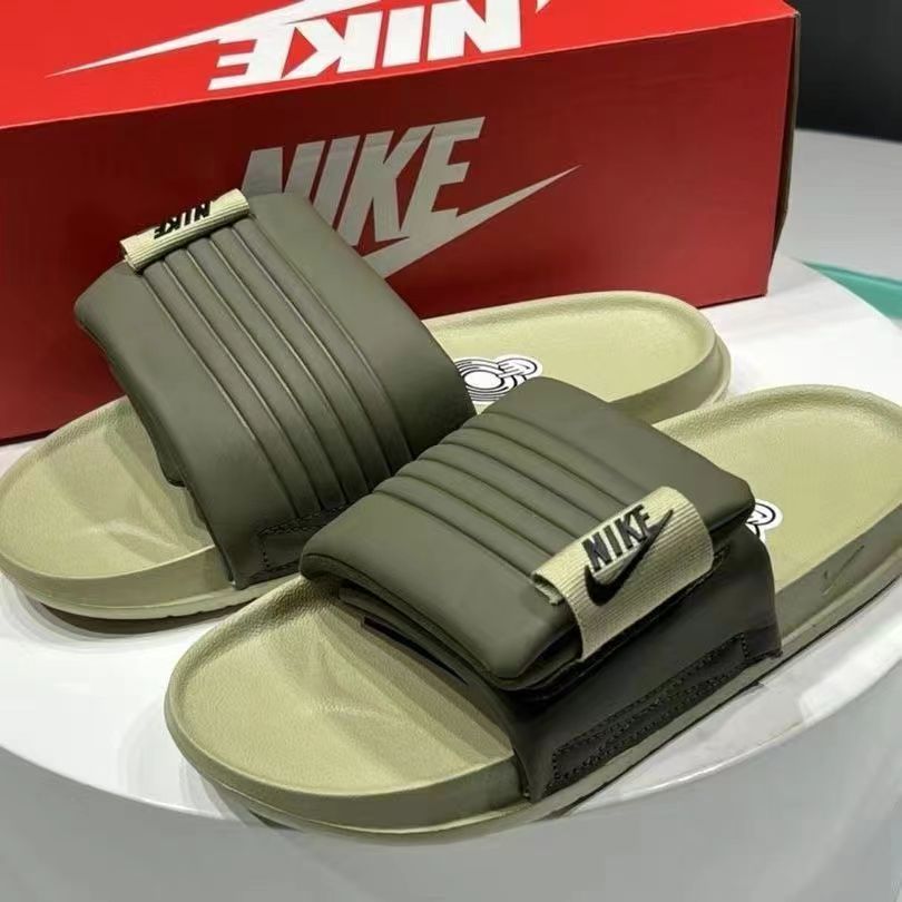 【Nike 】เทรนด์แฟชั่นผู้ชายและผู้หญิงที่มีรองเท้าแตะ Nike วรรคเดียวกัน 36-45