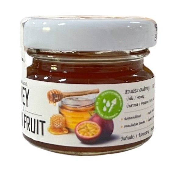 BEE NATURE Honey Plus Passion Fruit  น้ำผึ้งผสมเสาวรส ขนาด 30G.