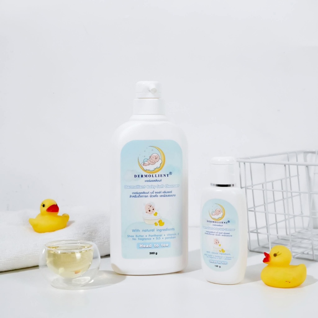 เจลอาบสระ Head to toe DERMOLLIENT BABY SOFT CLEANSER