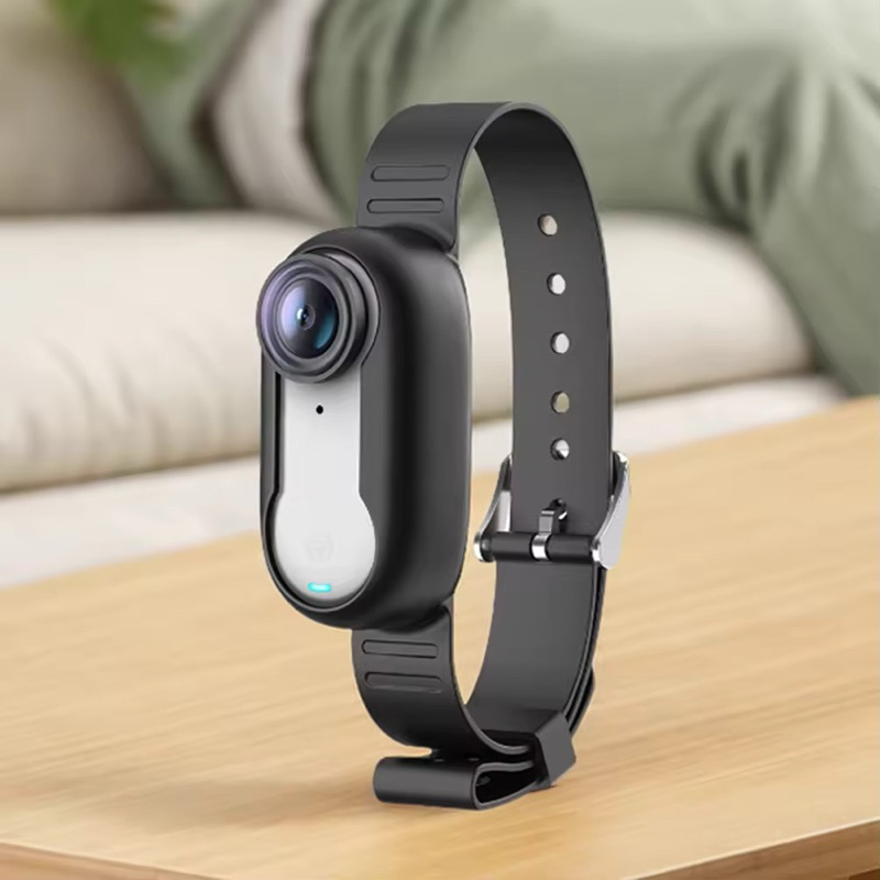 PULUZ For Insta360 GO 3 / GO 3S Camera Silicone Case Wristband Bicycle Strap Extension Mount
