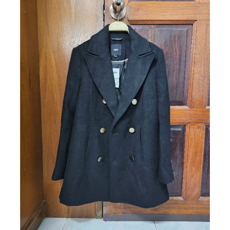 ASOS โค้ทกันหนาวผ้าวูล(size8uk)