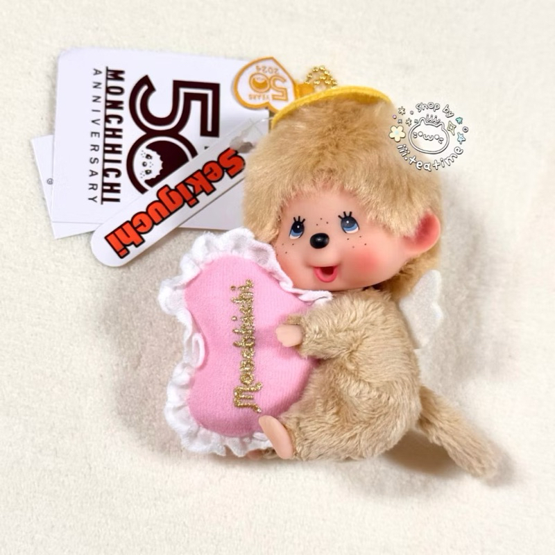 ꒰ พร้อมส่ง ꒱ สินค้า Monchhichi แท้ พวงกุญแจม่อนชิ พวงกุญแจ Monchhichi กิ๊บ Monchhichi x Kitty สุดน่ารักจากญี่ปุ่น