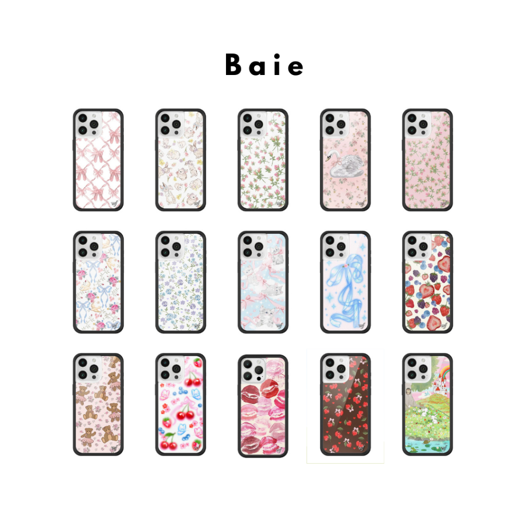 [พร้อมส่ง] Wildflower case for iphone