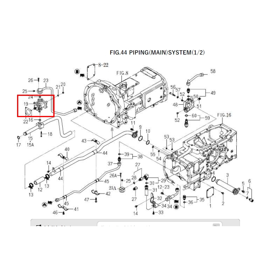 ปั้มไฮดรลิค NT554 ปั้มรถไถ PUMP/GEAR/13.2 ASSY อิเซกิNT554