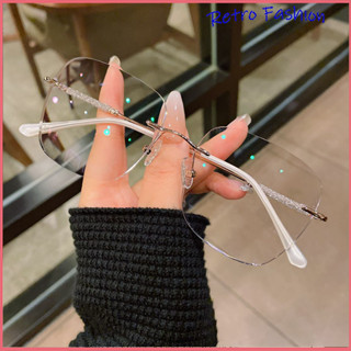 [จัดส่งจากกรุงเทพ]แฟชั่นเกาหลีแว่นสายตาสั้น แว่นกรองแสง ไร้ก…