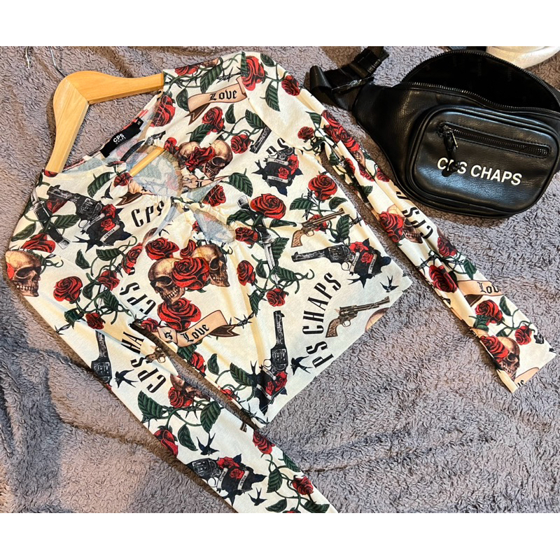 🖤🌹👻 CPS เสื้อแบรนด์ CPS Chaps แท้💯 👻🌹🖤 SizeX S งาน used like new 👻🌹🖤