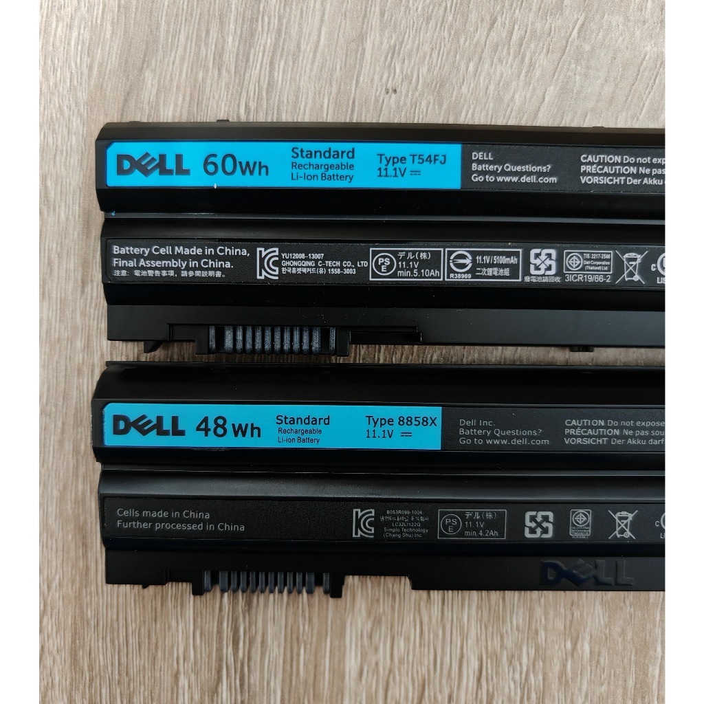 ✨ แบตเตอรี่โน๊ตบุ๊ค For Dell T54FJ 8858X สำหรับ Dell Latitude E5420E5430 E5520 E5530 E6420 E6430 E6520 E6530 T54F3 M5Y0X