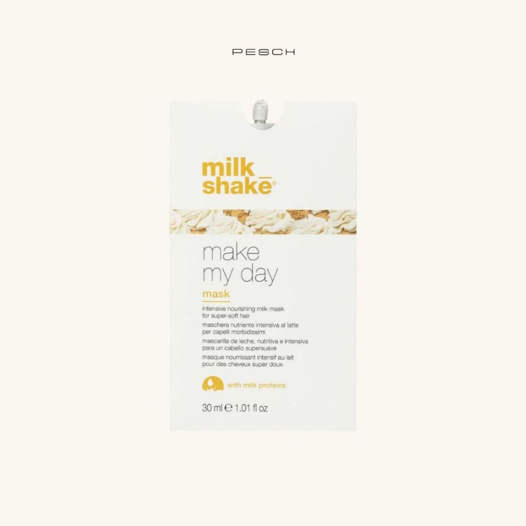 Milk Shake Make My Day Mask 30mlx6 ซอง มาส์กหมักผม สำหรับผมทำเคมี เพิ่มความเงา