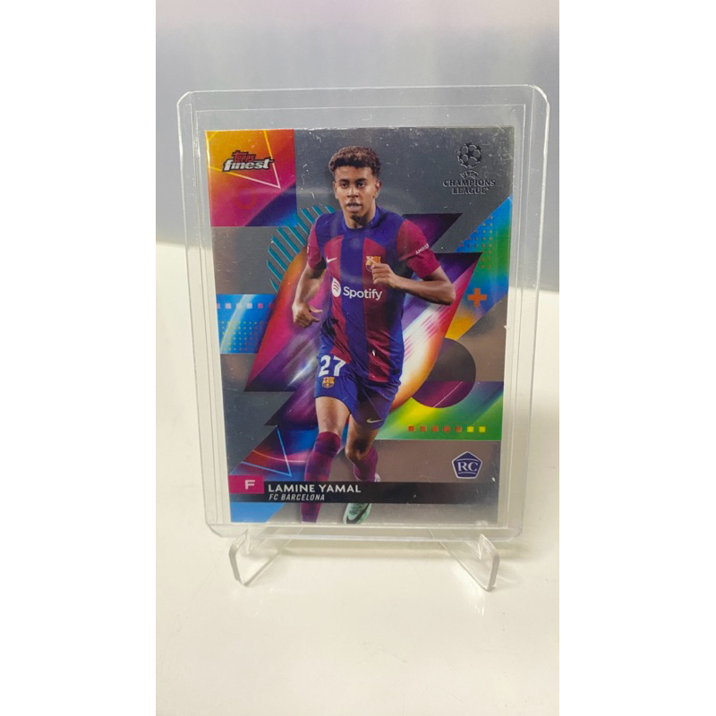 การ์ดสำหรับสะสม นักฟุตบอล Lamine Yamal RC Topps
