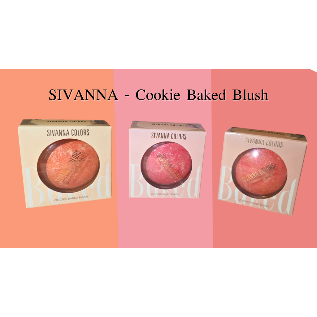 SIVANNA - Cookie Baked Blush ซีเวนน่า คัลเลอร์ส คุกกี้ เบค บลัช