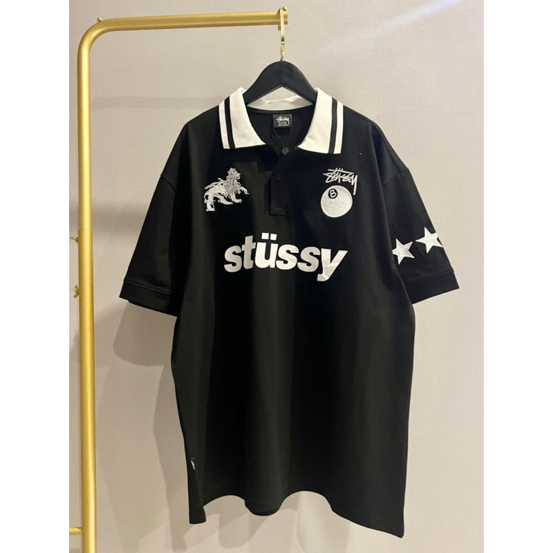 เสื้อคอปก NEW STUSSY Football Polo Shirt