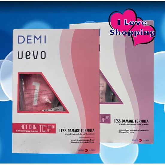 Demi Uevo Hot Curl สูตร TC/TJ 400 ml ครีมดัดผมดิจิตอล