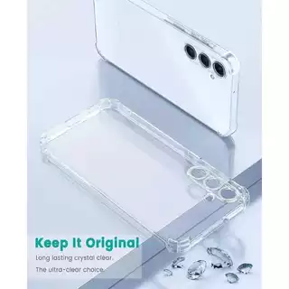 เคสกันกระแทกใส สำหรับSamsung A37 A57 A07 A17 S25FE S24FE A06 A16 A56 A36 A26 A55 A35 A25 A15 A05 A05S A54 A34 A24 A14