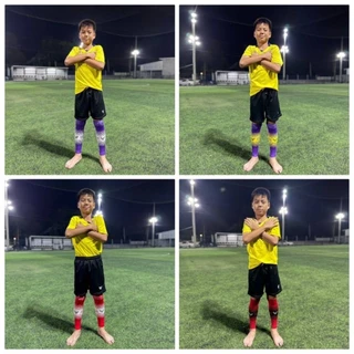 ถุงเท้าตัดข้อ Victory Barcode Junior Calf Sleeves 20 สี ไซส์เด็ก