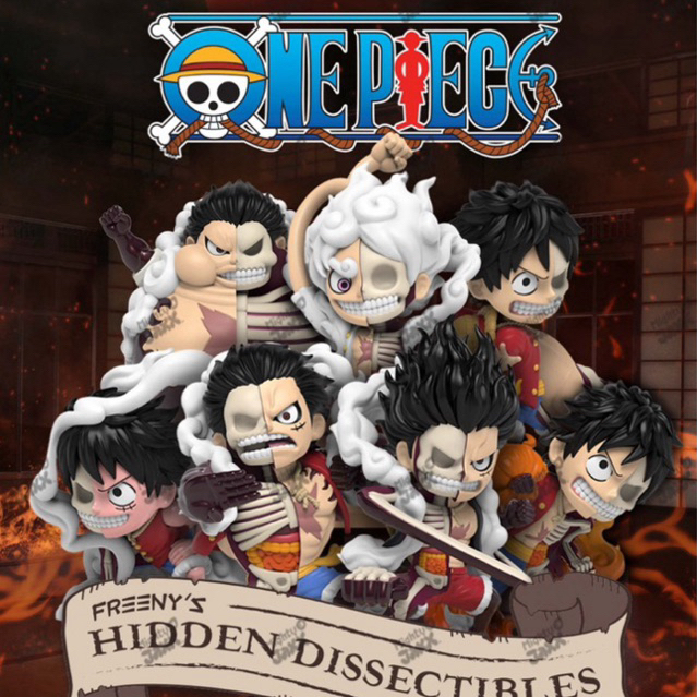 กล่องสุ่ม Mighty Jaxx | ฟิกเกอร์วันพีซ ชุดที่ 6 เกียร์ลูฟี่ (One Piece Series 6 - Luffy Gears)