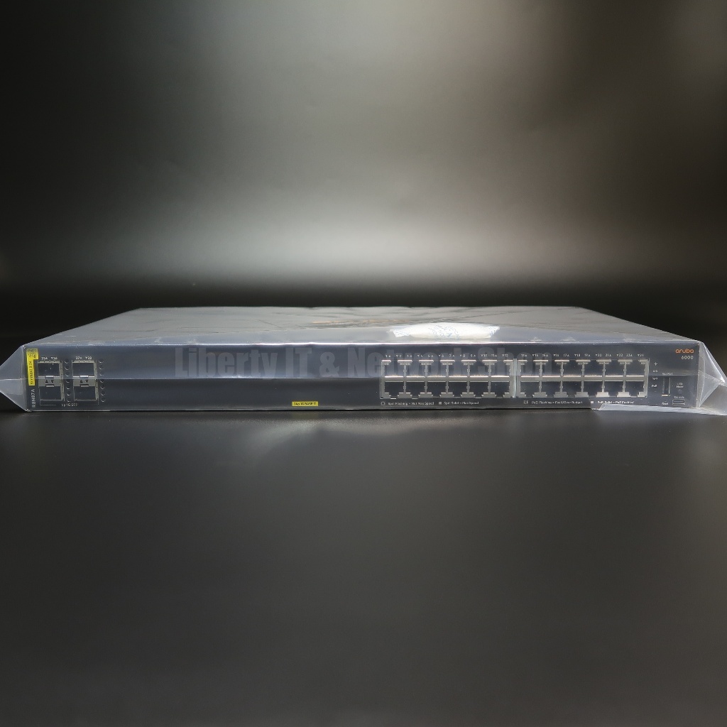 HPE Aruba CX6000 R8N87A Gigabit POE+ 24G 4SFP 370W Gigabit Swtich POE 24 Port มีประกันศูนย์ Limited 