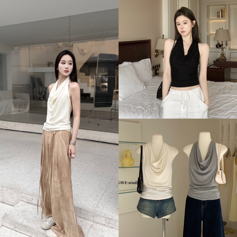 เสื้อคอถ่วงดีไซเก๋ด้านหลังรุ่น 3260 TAG.WG.WE