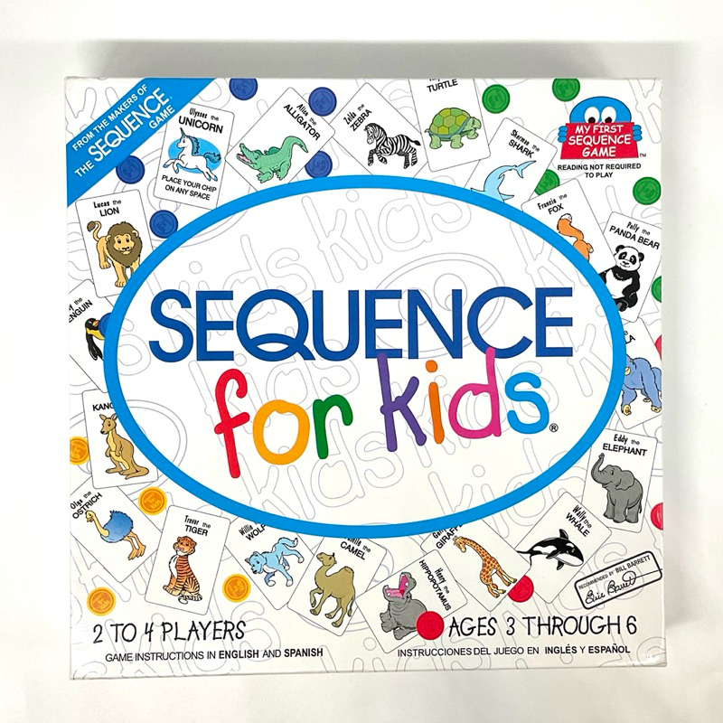 Sequence for Kids Age 3-6 (2-4 players)