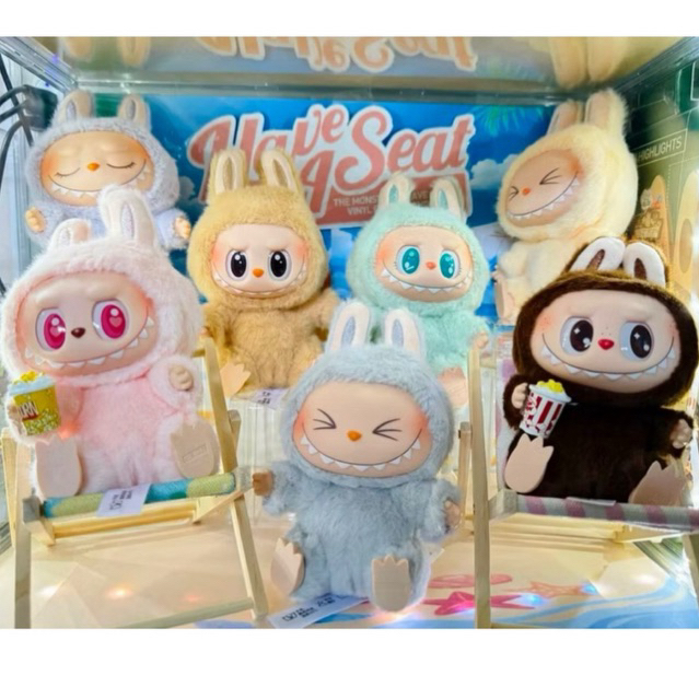 ของแท้100% labubu v2 พวงกุญแจห้อยกระเป๋า เช็คการ์ดไม่แกะตัว