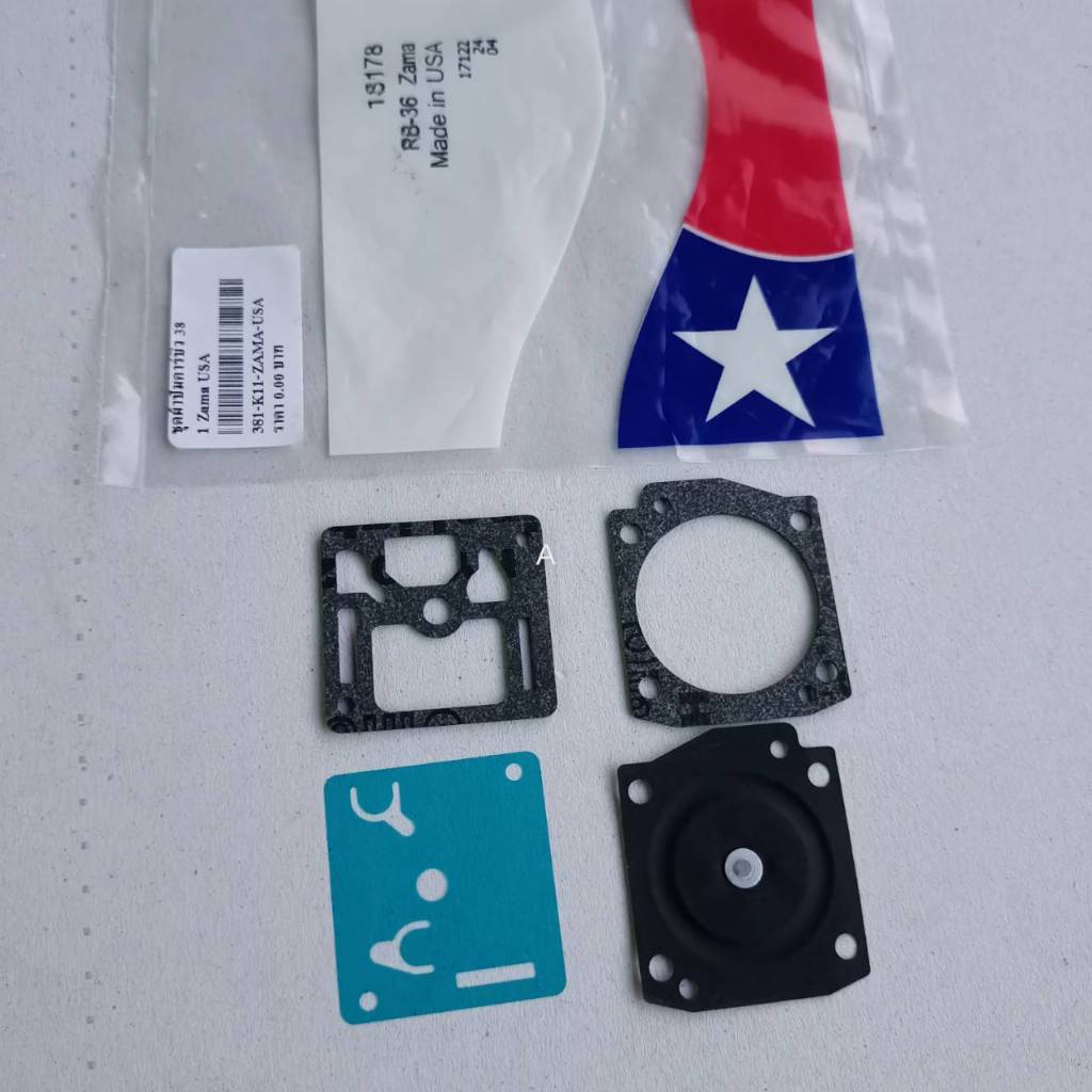 ผ้าปั้ม382แท้USA ผ้าปั้มคาร์บู 381/382 ZAMA  (Ms381ใส่คาร์บูแท้เท่านั้น) Ms382 คุณภาพสูง ใช้ทดแทน เล