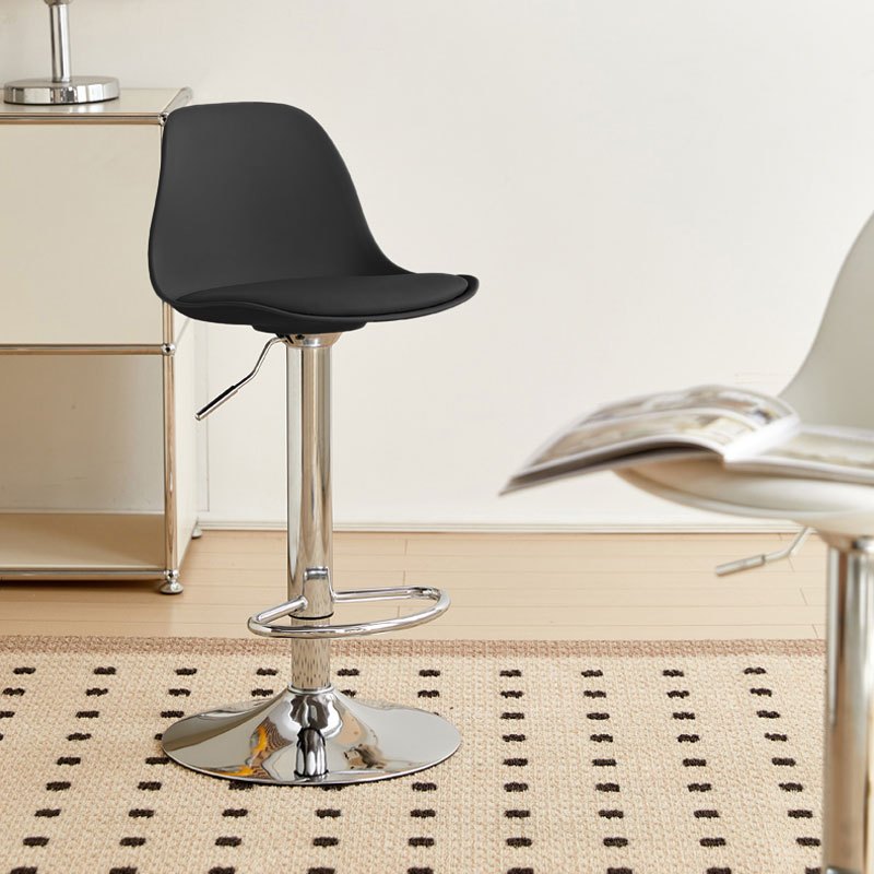 AiHome เก้าอี้บาร์หมุนได้ เก้าอี้บาร์ ปรับระดับได้ เบาะหนัง PU รับน้ำหนักได้มากถึง 140 kg