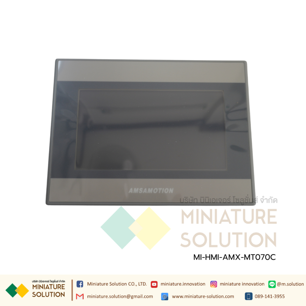 Amsamotion HMI AMX-MT070C USB Download จอทัชกรีน 7 นิ้ว Amsamotion HMI จอสัมผัส