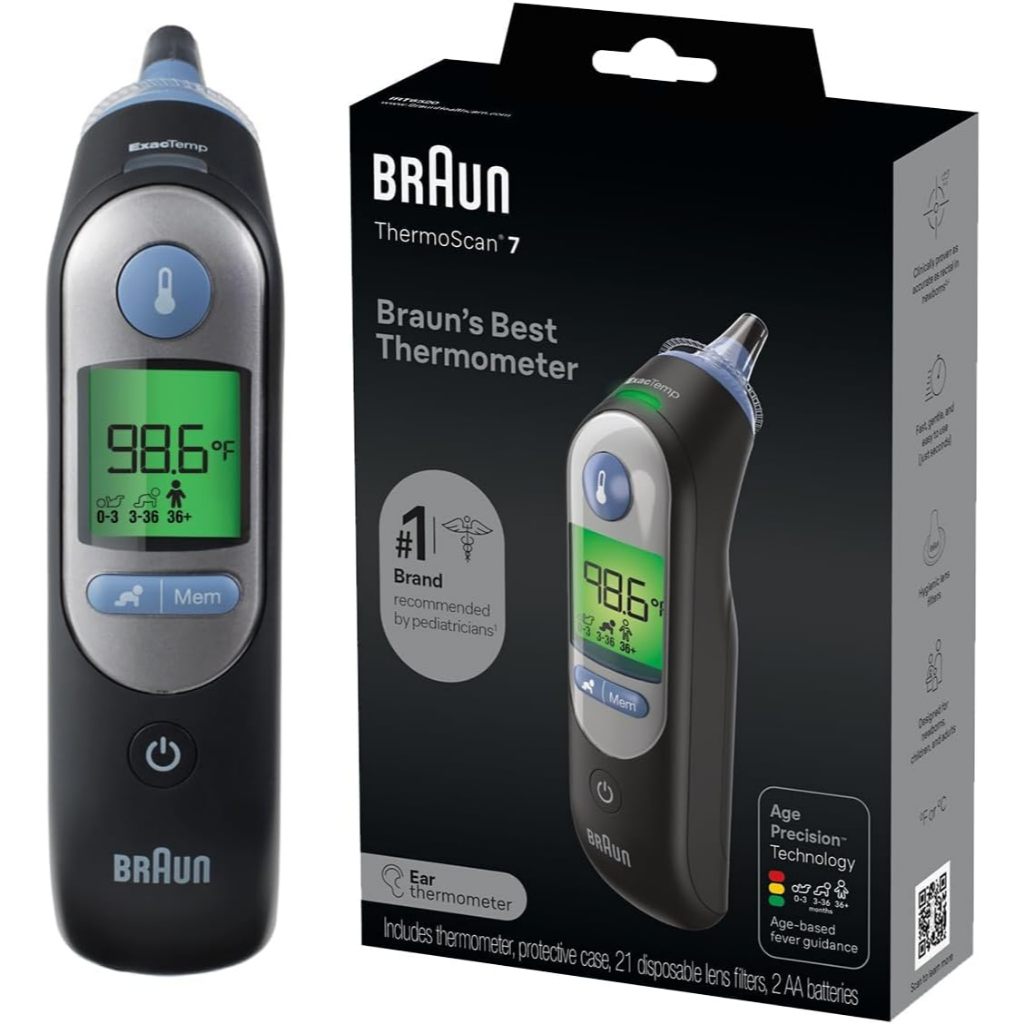 ปรอทวัดไข้ดิจิตอล Braun Thermometer ไม่สัมผัสผิว