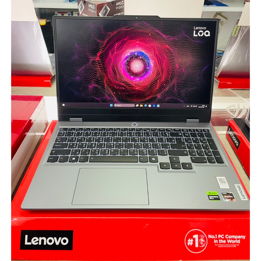 โน้ตบุ๊ค Lenovo LOQ 15ARP9-83JC003QTA Luna Grey