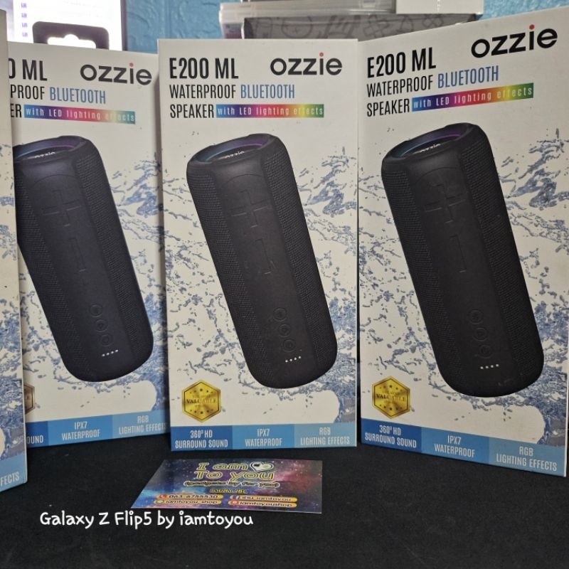 [DEMO/ตัวโชว์]ลำโพงOzzie E200ML สีดำ