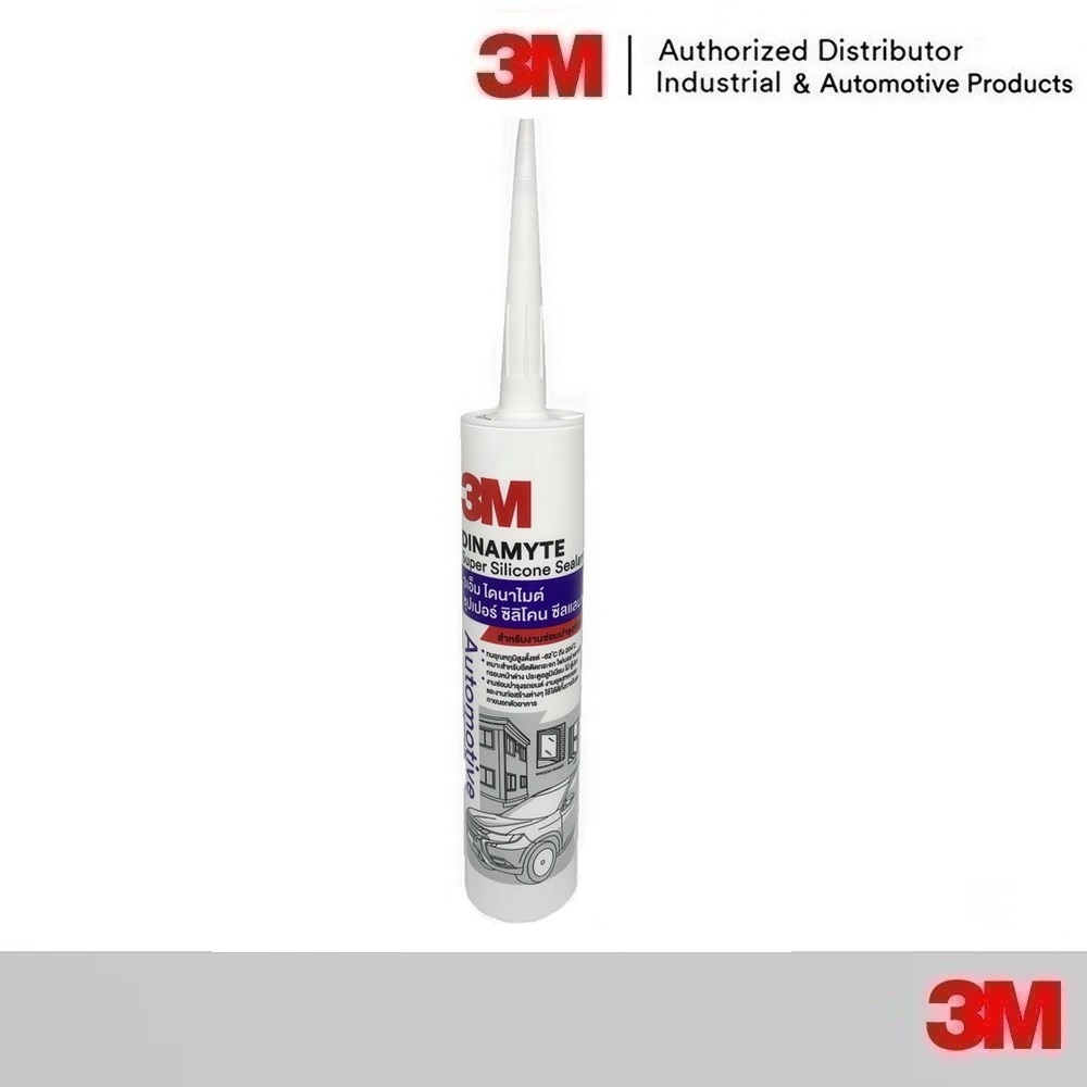 3M กาวซิลิโคน ขนาดบรรจุ 280 มล.  มีสีขาว สีดำ สีใส Silicone